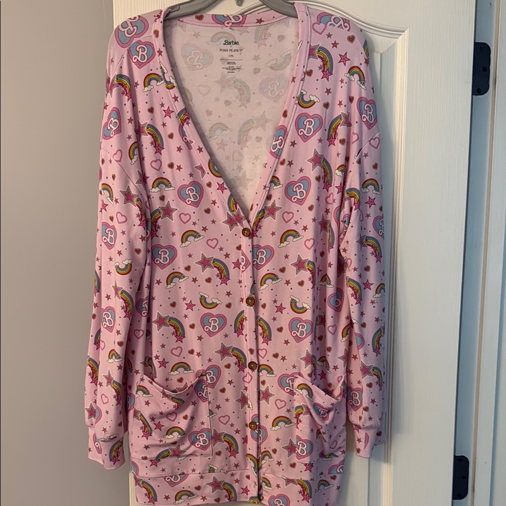 Posh Peanut Pink Barbie Cardigan